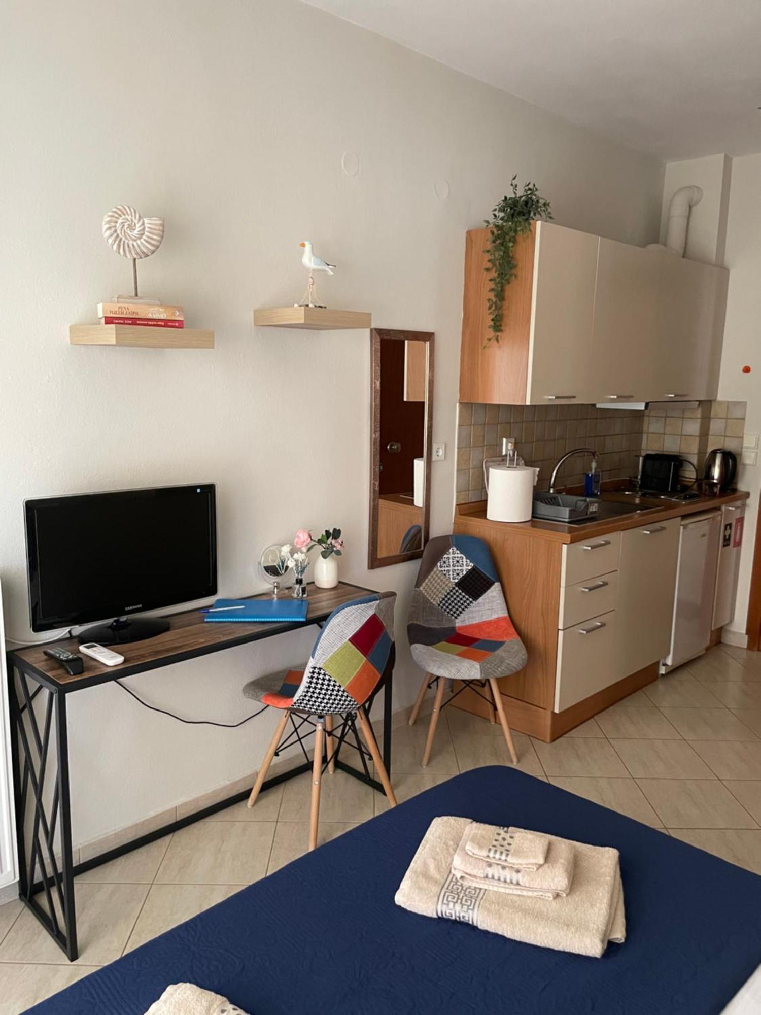 Φωτεινό Studio Με Θεα Θάλασσα Alexandroupoli Bagian luar foto
